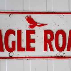 Plaque d'immatriculation US Eagle Road.