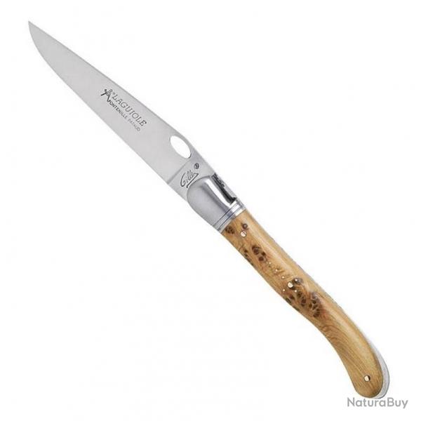 Couteau Laguiole "Nature une main" genvrier 12 cm [Gilles - Fontenille Pataud]