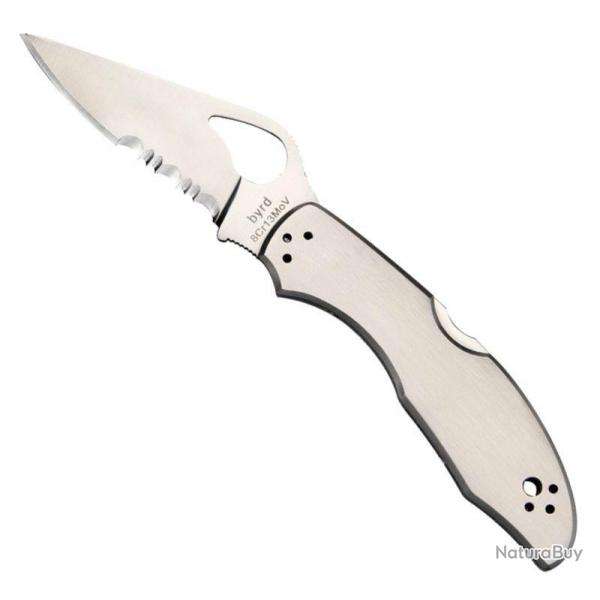 Couteau "Cara Cara" inox [Spyderco Byrd Knife]