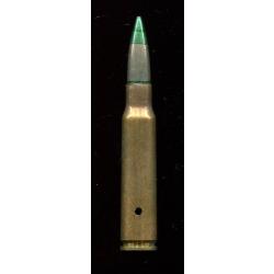 7.5 x 54 MAS - Traçante Mle 1950 - ASSEZ RARE - balle nickel pointe verte - NEUTRALISÉE