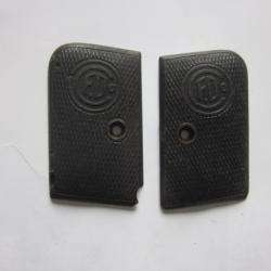 Paire de plaquettes pour PA 6,35 mm DELU & Cie LIEGE  - (P16)