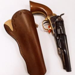 VALENTIN GANCH HOLSTER COLT POCKET 4 POUCES BLACK POWDER