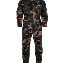COMBINAISON DE VOL / DE PILOTE / AVIATEUR CAMO WOODLAND FOSTEX ENFANT KID JUNIOR SPORT AIRSOFT  XL