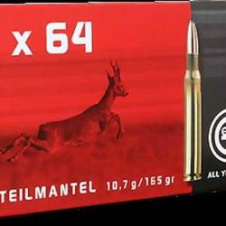 Munitions Geco boite de 20 calibre 7x64 Soft point