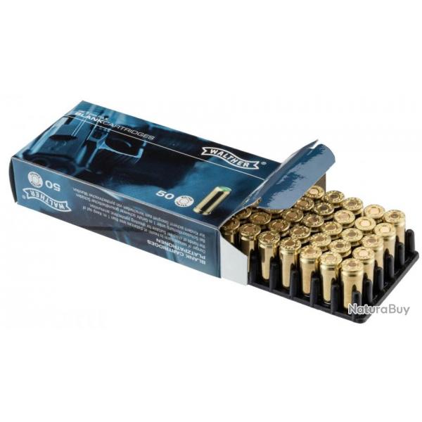 Munitions 9mm PAK Walther x50