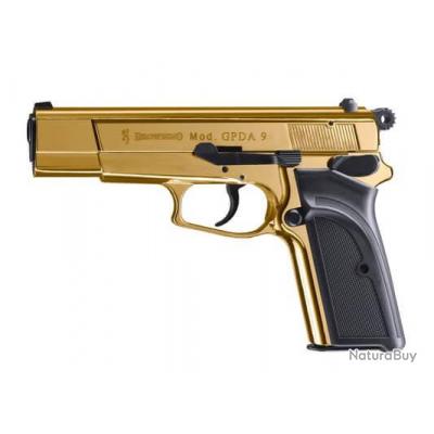 Pistolet 9 mm à blanc Browning GPDA 9mm PAK doré