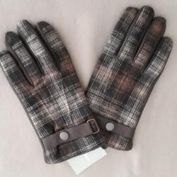Paire de gants vintage homme taille M neufs de stock