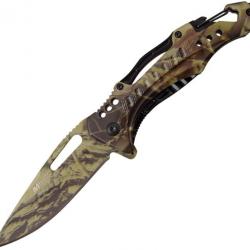 Couteau Pliant Linerlock Style Camouflage Semi Automatique Ouverture Rapide MTA705G2CA07