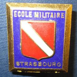 Ecole Militaire de Strasbourg, émail, relief, dos guilloché