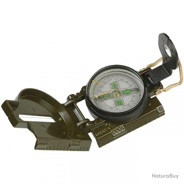 Boussole Poche Arme Verte Pliante Multifonction Loupe Tactical Compass NEUF