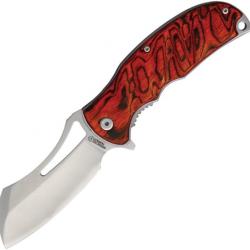 Couteau Pliant Linerlock Pakkawood Ouverture Assistée AH022071