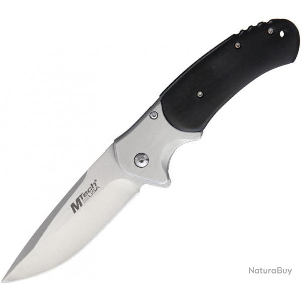 Couteau Pliant Linerlock A / O Black Pakkawood Ouverture Assiste MTA1155BK07
