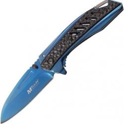 Couteau Pliant Framelock A / O Bleu Ouverture Assistée MTA1133BL07