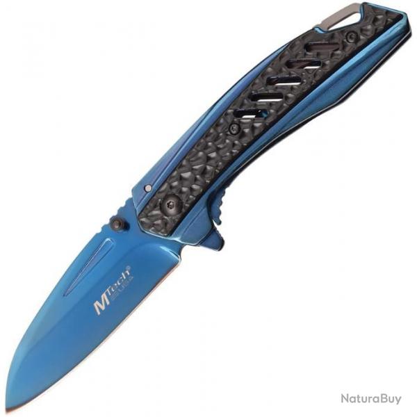 Couteau Pliant Framelock A / O Bleu Ouverture Assiste MTA1133BL07