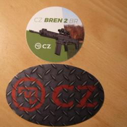 Auto collant lot CZ + CZ BREN 2 BR ( ma 21)