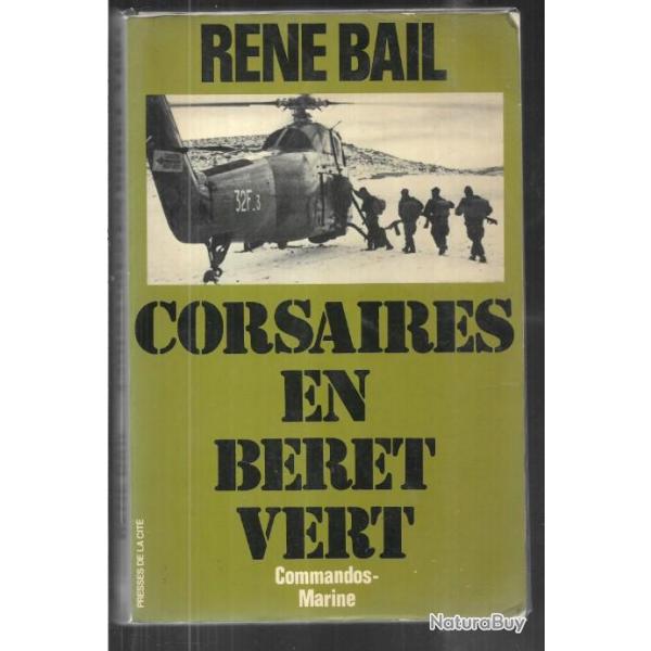 corsaires en beret vert . commandos-marine de ren bail indochine