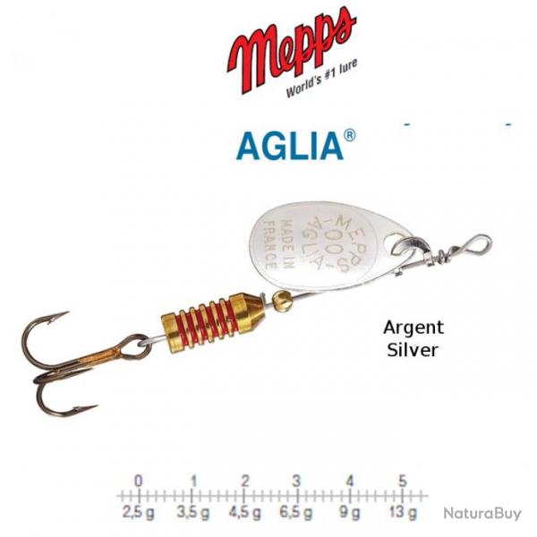 AGLIA BASE MEPPS Argent 5 / 13 g