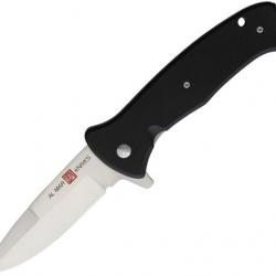 Couteau Pliant SERIN 2020 Linerlock A / O Manche Black FRN  AMK220207