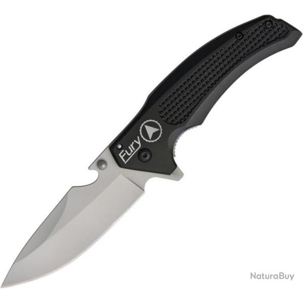 Couteau Pliant Fury Linerlock A / O Noir Ouverture Assiste MI32365071