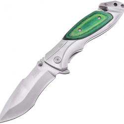 Couteau Pliant Linerlock A / O Vert Ouverture Assistée FSHP131GPW07