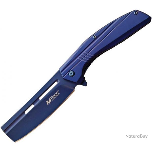 Couteau Pliant Bleu A / O Linerlock Ouverture Assiste MTA1139BL07