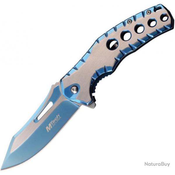 Couteau Pliant Framelock A / O Bleu Ouverture Assiste MTA1124BL07