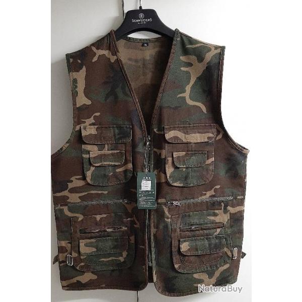 Gilet Camouflage Chasse Pche NEUF