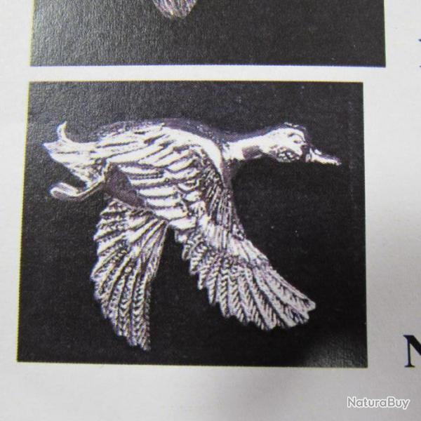 Pin's bijoux Argent motif canard
