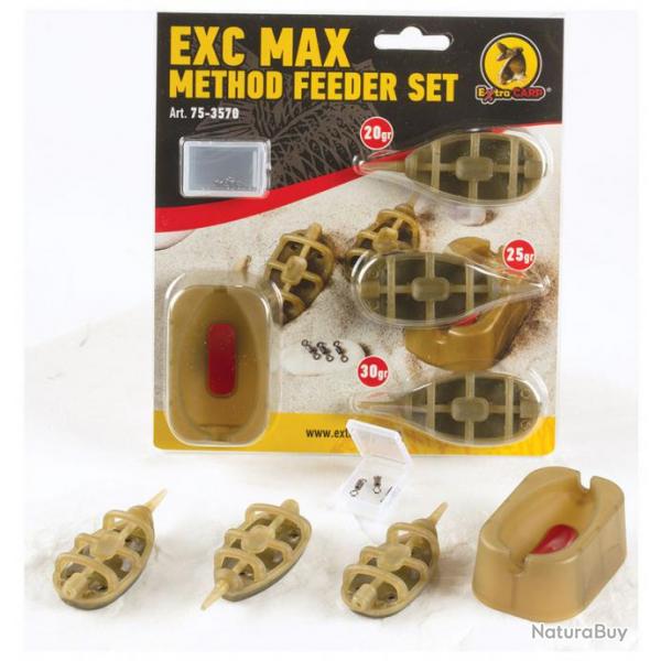 Exc Max MetFeeder Set Extra Carp