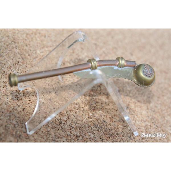SIFFLET   DE   BOSCO   CLASSIQUE  EN  SERVICE   DURANT   LES   ANNEES   55/60     EN   LAITON