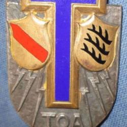 (47°) Bataillon de Transmissions, T.O.A, émail(ANC)