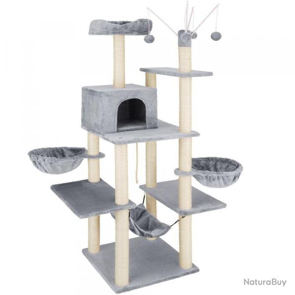 Arbre  chat 165 cm gris 3708098