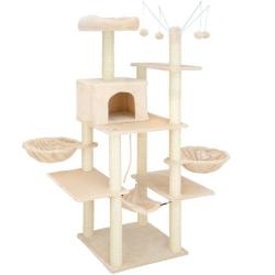 Arbre à chat 165 cm beige 3708097