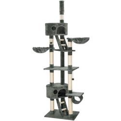 Arbre à chat 260 cm gris 3708094