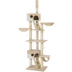 Arbre à chat 260 cm beige/blanc 3708093