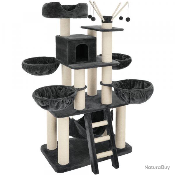 Arbre  chat 195 cm gris/blanc 3708083
