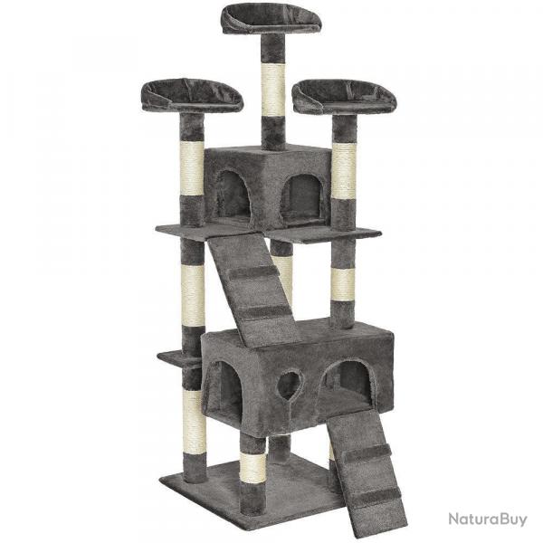 Arbre  chat 170 cm gris 3708110