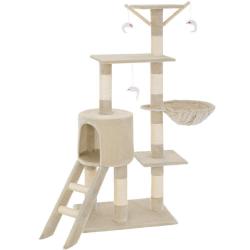 Arbre à chat 142 cm beige 3708072
