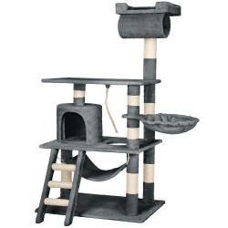 Arbre à Chat 141 cm gris 3708128