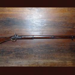 Beau fusil ENFIELD pattern P53 1853 modifcation 1859 P59 - 3 bandes - année 1865 cal .65 - TBE