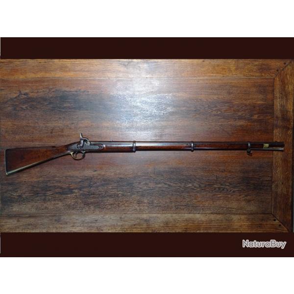 Beau fusil ENFIELD pattern P53 1853 modifcation 1859 P59 - 3 bandes - anne 1865 cal .65 - TBE