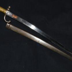 SABRE BAIONNETTE CHASSEPOT MOD. 1866-MANUFACTURE IMPERIALE DE TULLE-FEVRIER 1870-GUERRE 1870/1871