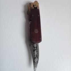 ancien couteau de chasse lame de 14 cm dépliable