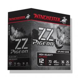 Cartouche Winchester ZZ Pigeon Calibre 12 7 -1/2