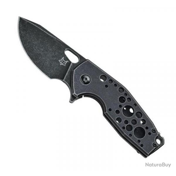 Couteau "Suru" blackwash, Couleur noir [Fox Production]