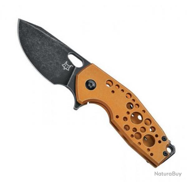 Couteau "Suru" blackwash, Couleur orange [Fox Production]
