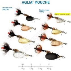 AGLIA MOUCHE PALETTE MEPPS Rouge Argent 00 / 1.5 g