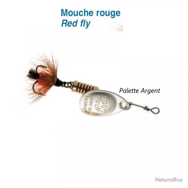 AGLIA MOUCHE PALETTE MEPPS Rouge Argent 2 / 4.6 g