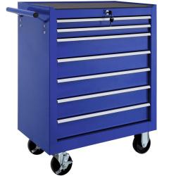 Servante d'atelier 7 tiroirs bleu 3408113