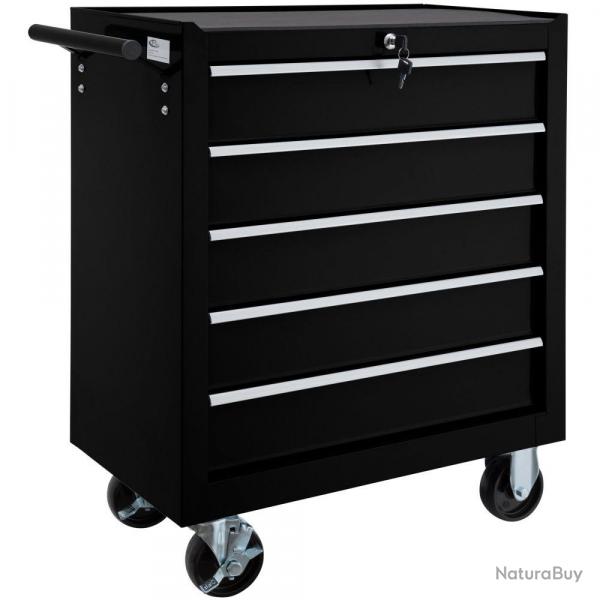 Servante d'atelier 5 tiroirs noir 3408111